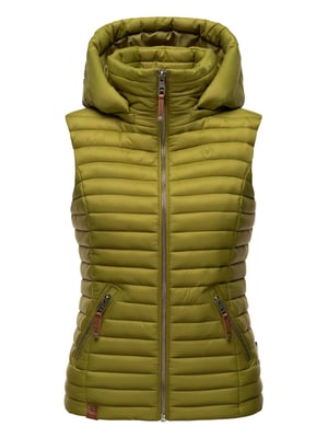 Navahoo Dames Gewatteerde Bodywarmer Shadaa – Lichte Weste met Afneembare Capuchon