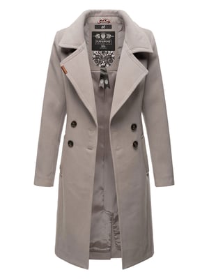 Navahoo Dames Trenchcoat Wooly – Premium Wintermantel met Elegante Pasvorm