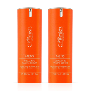 skinChemists Men's Vitamin C Facial Serum 30ml x 2 Duo Set