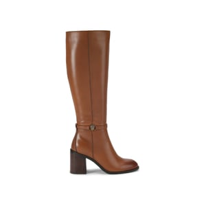 Kurt Geiger London Leather Shoreditch Block Knee B Boots