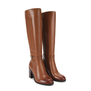 Kurt Geiger London Leather Shoreditch Block Knee B Boots