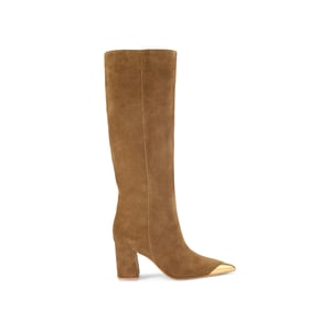 Kurt Geiger London Suede Regent Cap Knee Boots