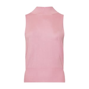 Keshia gebreide top in roos