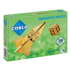 Coblo Magnetische tegels goud 20-delig
