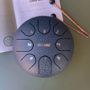 Orakl Steel tongue drum echo middernacht blauw