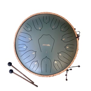 Orakl Steel tongue drum elysium bosgroen