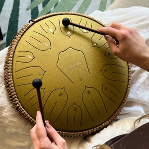 Orakl Steel tongue drum elysium zonnegloed goud