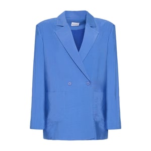 Paola Oversize Blazer in Marineblauw/Blauw