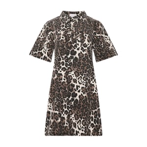 Jozie-jurk in bruin