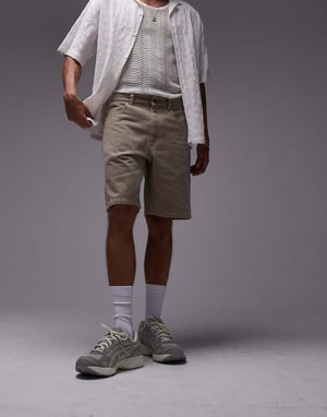 Topman – Avslappnade shorts i sten