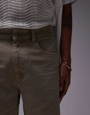 Topman – Avslappnade shorts i sten