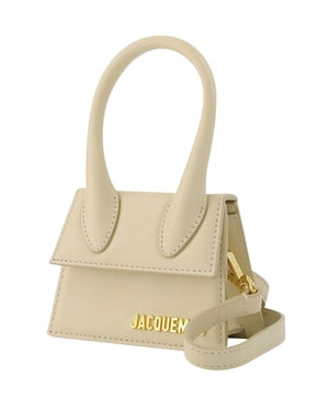 Le Chiquito tas in Beige Leer