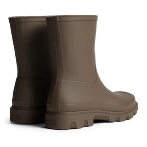 Hunter Downpour Korte Rubberlaarzen voor Heren in Chocoladebruin