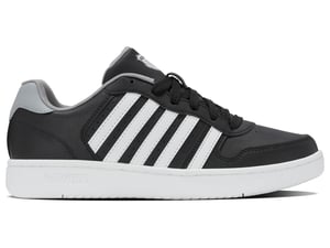 K-Swiss Mens Court Palisades Black/White/Ultimate Grey/Oyster Mushroom