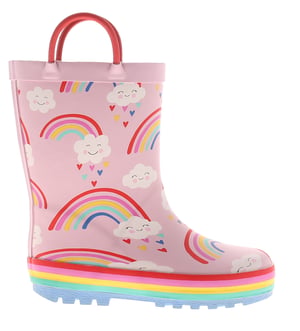 Chatterbox Younger Girls Wellies Love Rainbows assorted