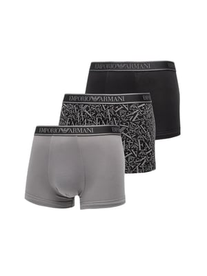 Emporio Armani Heren Boxershorts Pakket x3 Eagle