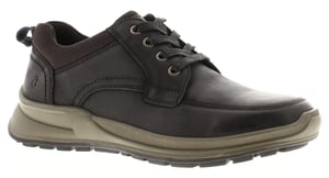 Hush Puppies Mens Shoes Casual Adam Nubuck Leather black