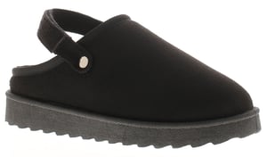 Apache Womens Chunky Sandals Planted Adjustable Strap black