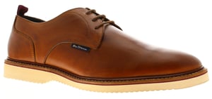 Ben Sherman Mens Shoes Smart Hunky Derby Leather brown