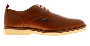 Ben Sherman Mens Shoes Smart Hunky Derby Leather brown