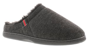 Rockstorm Mens Mule Slippers Textile Grange black