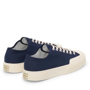 Superga Unisex Adult 2432 Works Cotton Canvas Low Cut Trainers (Navy/Off White)