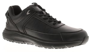 Tradesafe Mens Trainers Shoes  None Slip Sole Slide black