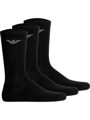 Emporio Armani herensokken (3 stuks) met adelaarmotief