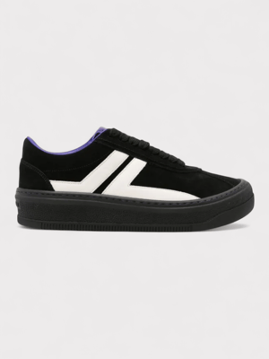 Lanvin X Future For Men Black Leather Cash Sneakers
