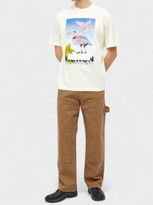 Heron Preston Censored Heron Short Sleeeve Tee Off White