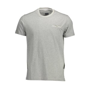 T-shirt med kort ärm och rund halsringning med ficka