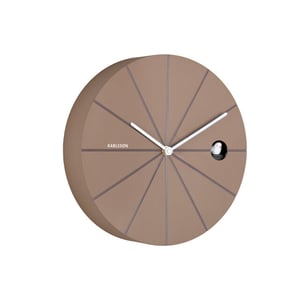 Karlsson wandklok destacado cuckoo mocha brown w. earth brown- Ø28cm