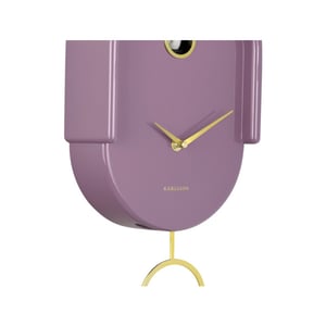 Karlsson wandklok tweet light mauve