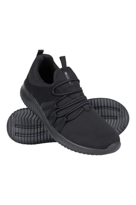 'Swift' Women's Active Shoe EVA Insole Mesh Lined Breathable Trainer Black