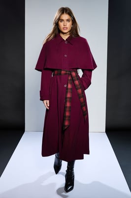 Runway 1.8.18 Belted Cape Coat