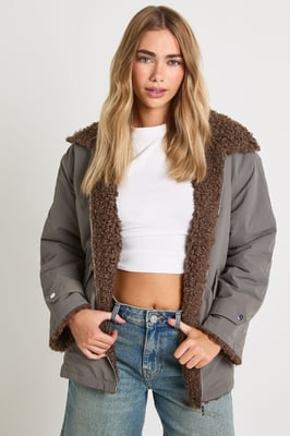 Fur Lined Shor Parka
