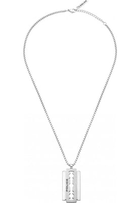 Police PEAGN0005501 Mens Razorblade Necklace