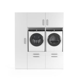 Wasophoogte Wasmachine kast lyon – pure