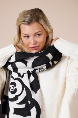Rose Print Scarf