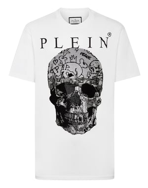 T-shirt Rund Hals Dödskalle