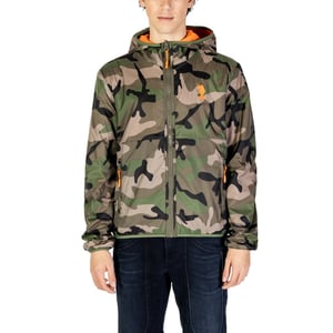 Camo Print Hooded Jacket