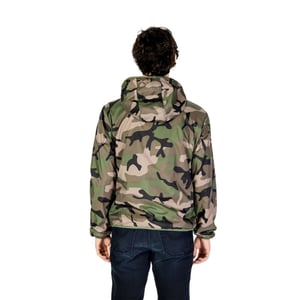 Camo Print Hooded Jacket