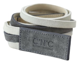 Twotone Suede Belt