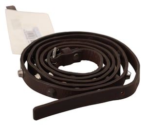 Costume National Leather Belt With Studs