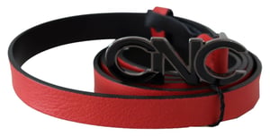 Costume National Belt Red Leather