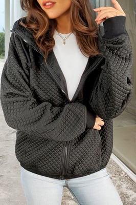 Quilted Hooded Jacket