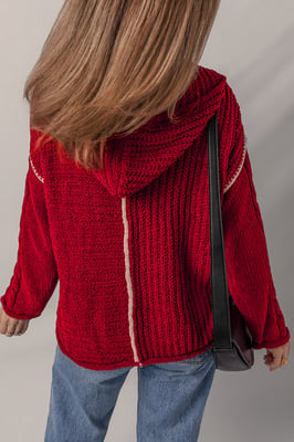 Knit Hoodie Sweater