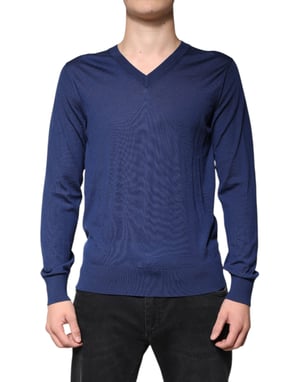 V-neck Sweater Classic Knit