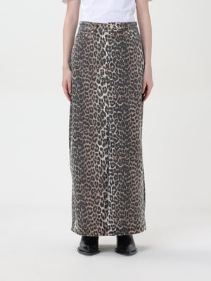 Luipaardprint Maxi Rok