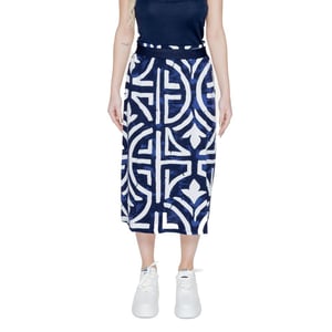 Midi Rok Geometrische Print